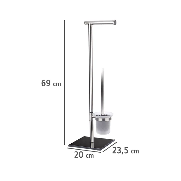 Stand WC-Garnitur Lima - Edelstahl - Silber - Image 5