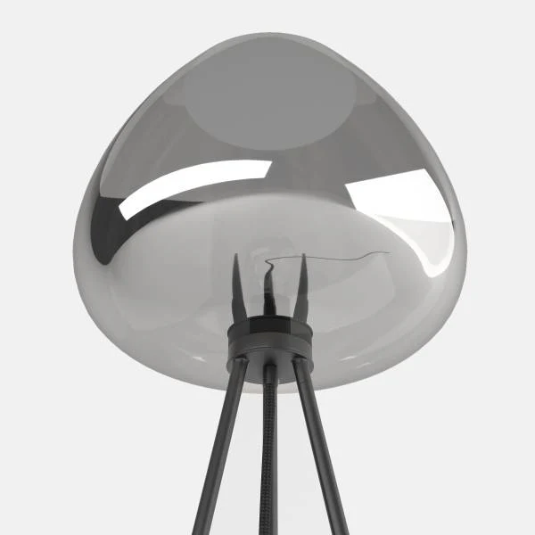 Stehleuchte ARA - Rauchglas / Eisen - 1-flammig - Image 8