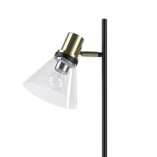 Stehleuchte Ardez - Klarglas / Eisen - 1-flammig - Image 3
