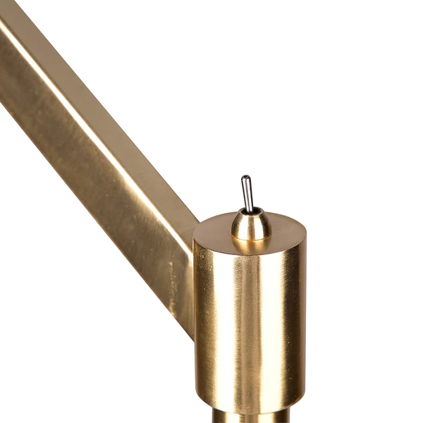 Stehleuchte Cassio - Webstoff / Stahl - 1-flammig - Gold - Image 4
