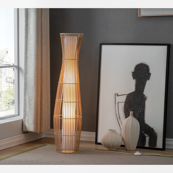 Stehleuchte Feux - Polyrattan / Metall - 1-flammig - Image 3