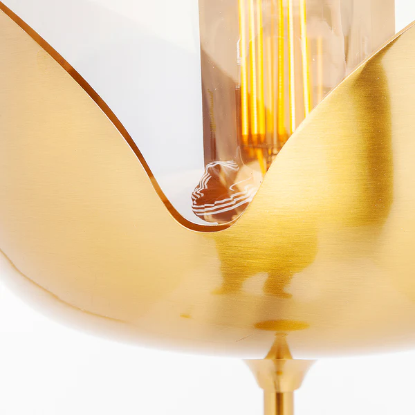 Stehleuchte Goblet Ball - Stahl / Glas - Gold - Image 11