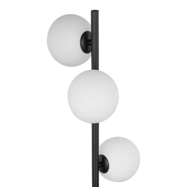 Stehleuchte KJUL - Metall Schwarz / Opalglas Weiß - Image 3