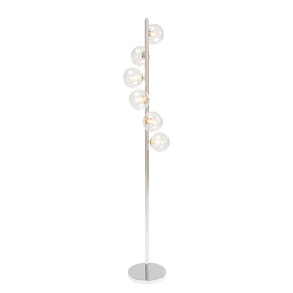 Stehleuchte Scala Balls - Stahl / Glas - Silber - 6-flammig - Image 3