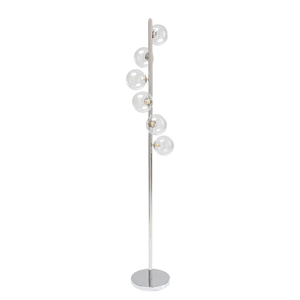 Stehleuchte Scala Balls - Stahl / Glas - Silber - 6-flammig - Image 4