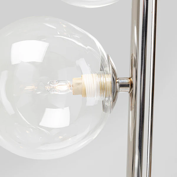 Stehleuchte Scala Balls - Stahl / Glas - Silber - 6-flammig - Image 6