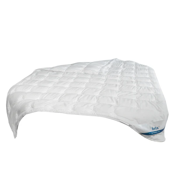 Steppdecke Cotton Soft light - Webstoff - Weiß - 135 x 200 cm