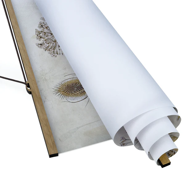 Stoffbild Growing Old II - Textil; Massivholz (Holzart) - Beige - 100cm x 66,5cm x 0,3cm - 100 x 67 cm - Image 6
