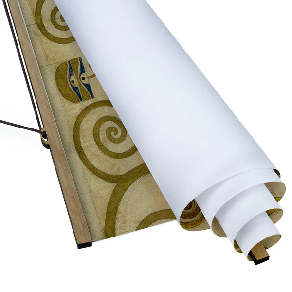 Stoffbild Gustav Klimt Der Lebensbaum - Textil; Massivholz (Holzart) - Gold - 50cm x 100cm x 0,3cm - 50 x 100 cm - Image 6