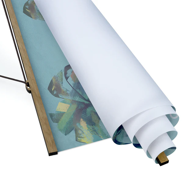 Stoffbild Reiseposter California - Textil; Massivholz (Holzart) - Türkis - 100cm x 150cm x 0,3cm - 100 x 150 cm - Image 6