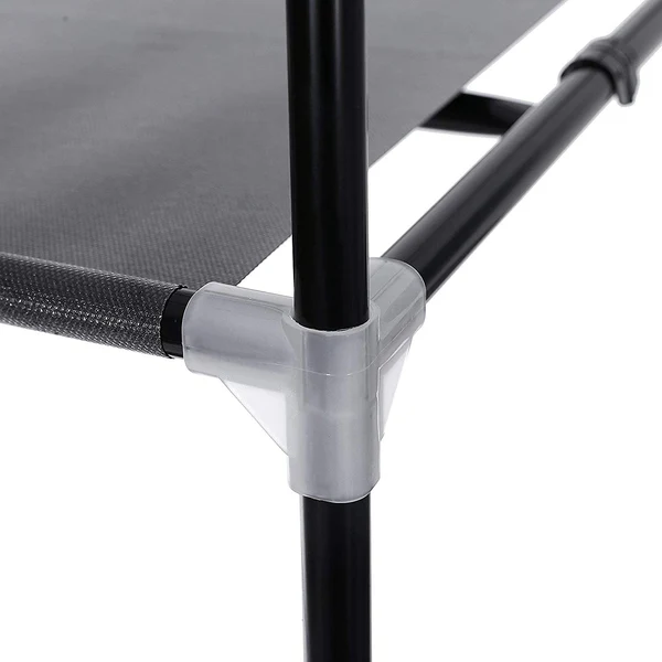 Stoffschrank Branville IV - Vliesgewebe / Eisen - Schwarz - Image 9