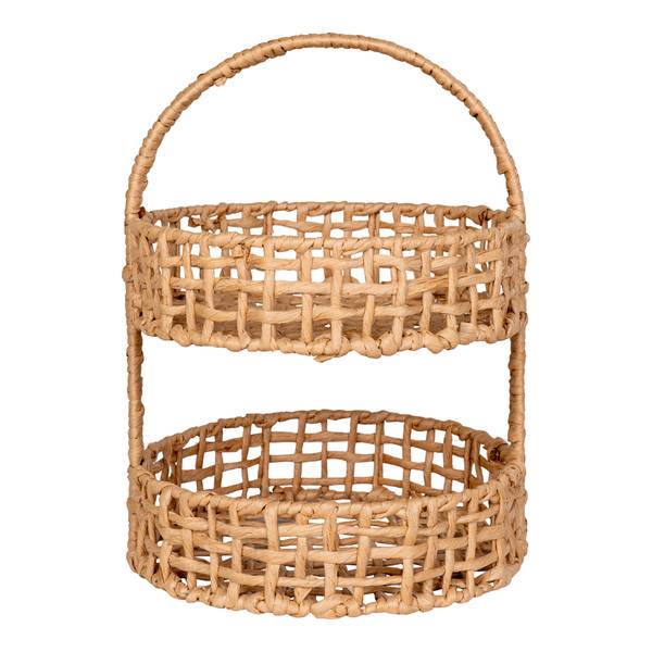 Tablett Anadia - Braun - Stahl - 29 x 39 x 29 cm - Image 3