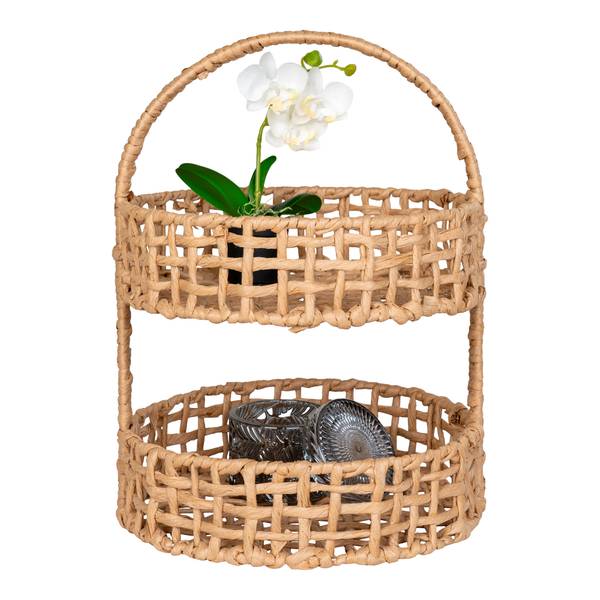 Tablett Anadia - Braun - Stahl - 29 x 39 x 29 cm - Image 4