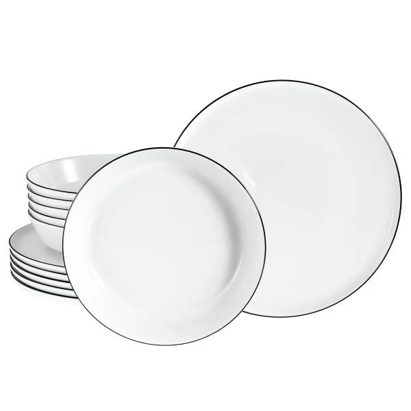 Tafelservice Chef Collection 12-teilig - Multicolor - Porzellan - 29 x 25 x 30 cm