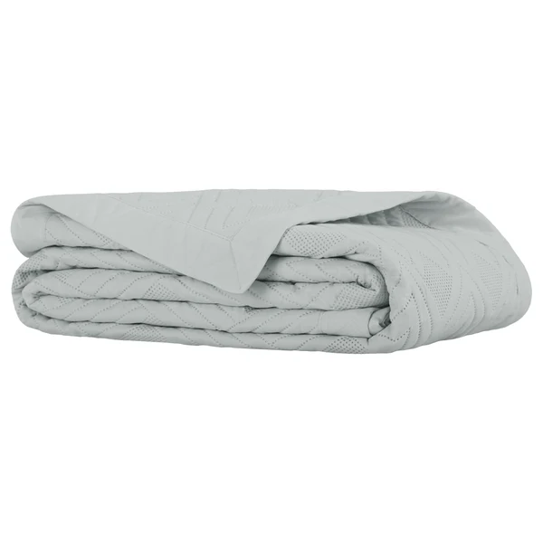 Tagesdecke Helia - Polyester - Silber - 170 x 210 cm