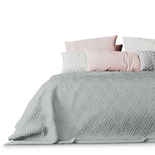 Tagesdecke Helia - Polyester - Silber - 170 x 210 cm - Image 3
