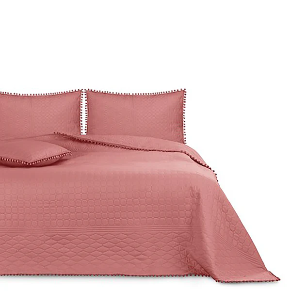 Tagesdecke Ladore - Polyester - Altrosa - 170 x 210 cm - Image 3