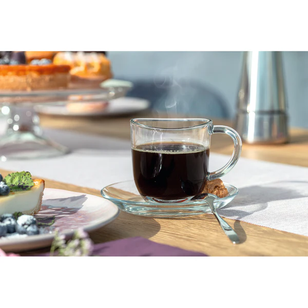 Tasse Napoli I (6er-Set) - Transparent - Klarglas - Fassungsvermögen: 0.28 L - Image 2