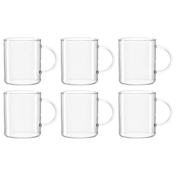 Teeglas Novo 6er-Set - Borosilikatglas - Transparent - Fassungsvermögen: 0.57 L