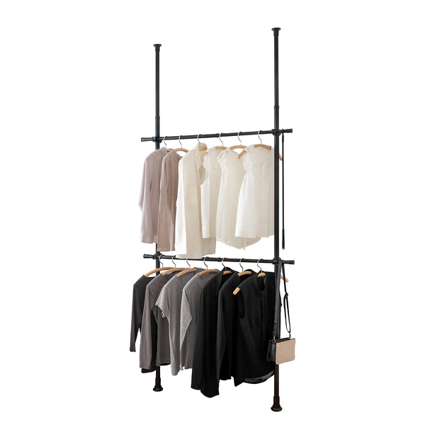 Teleskop-Regal Herkules Basic - Stahl - Schwarz