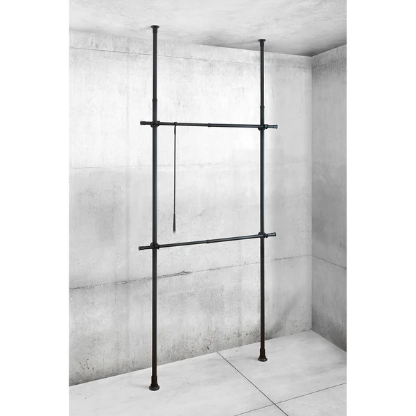 Teleskop-Regal Herkules Basic - Stahl - Schwarz - Image 3