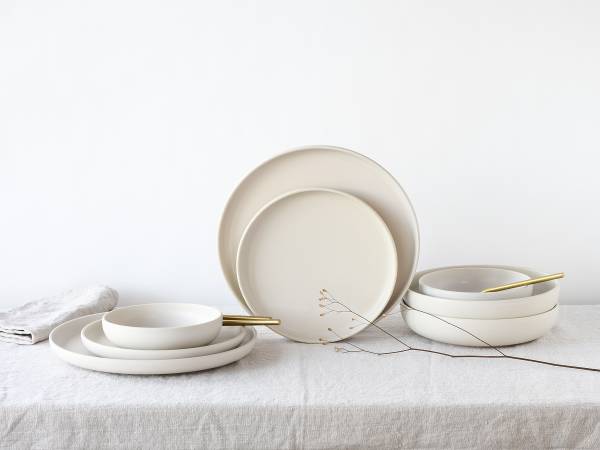 Tellerset Uno 8-teilig - Steinzeug - Image 4