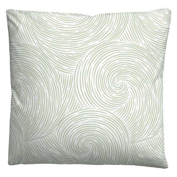 Tencel-Bettwäsche Strudel - Lyocell - Salbei - 135 x 200 cm + Kissen 80 x 80 cm - Image 4