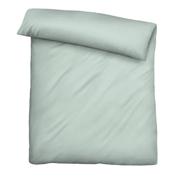 Tencel-Bettwäsche Uni - Lyocell - Salbei - 135 x 200 cm + Kissen 80 x 80 cm - Image 3