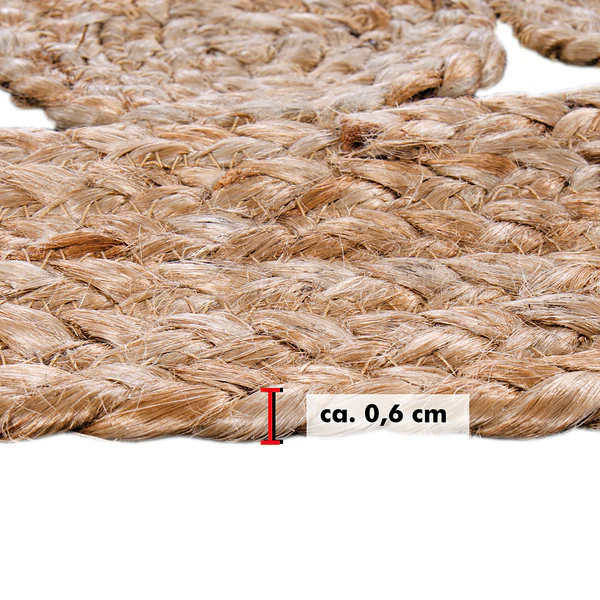 Teppich Balo - Jute / Baumwolle - Natur - Image 13