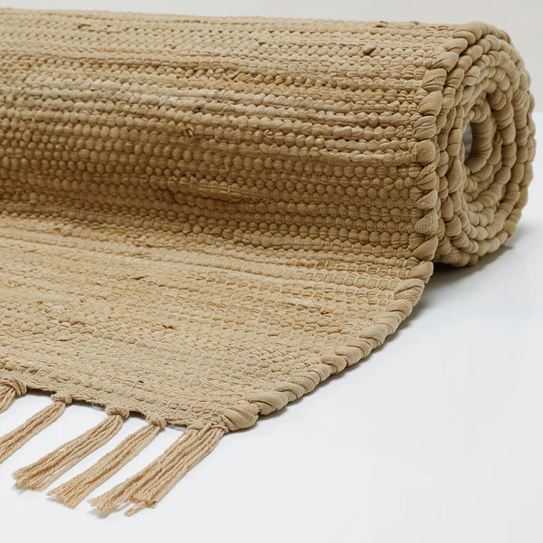 Teppich Happy Cotton - Baumwolle - Beige - 40 x 60 cm - Image 4