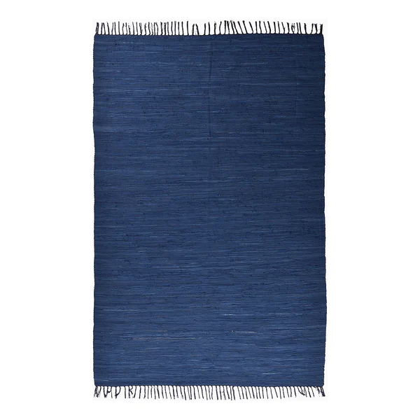 Teppich Happy Cotton - Baumwolle - Blau - 70 x 140 cm
