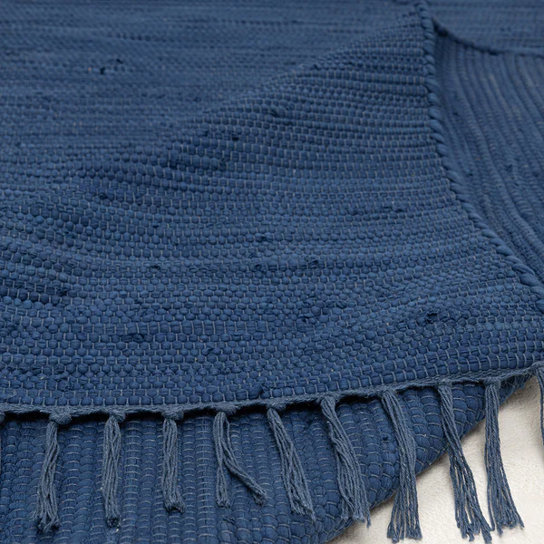 Teppich Happy Cotton - Baumwolle - Blau - 70 x 140 cm - Image 3