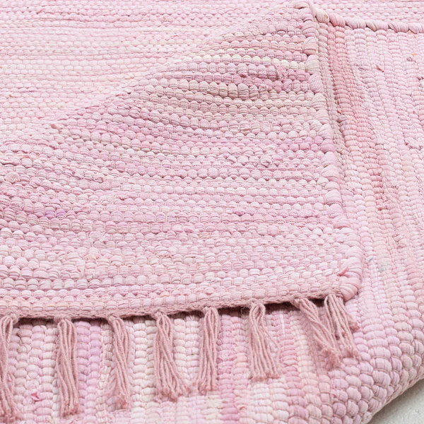 Teppich Happy Cotton - Baumwolle - Rosa - 40 x 60 cm - Image 3