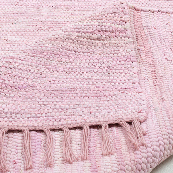 Teppich Happy Cotton - Baumwolle - Rosa - 90 x 160 cm - Image 3