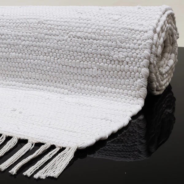 Teppich Happy Cotton - Baumwolle - Weiß - 90 x 160 cm - Image 4