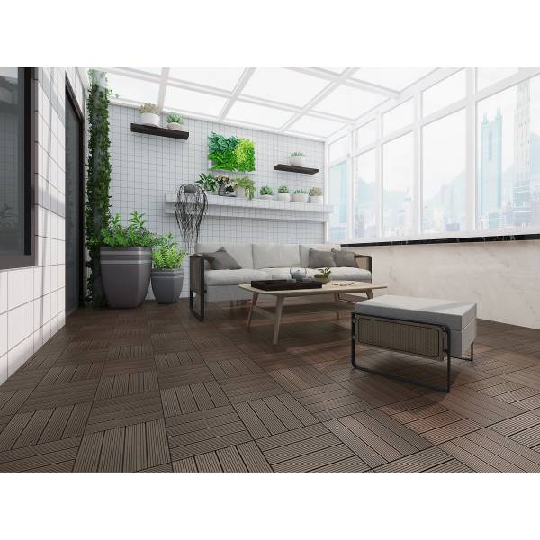 Terrassenfliese Thish 11er-Set - Kaffeebraun - Image 3
