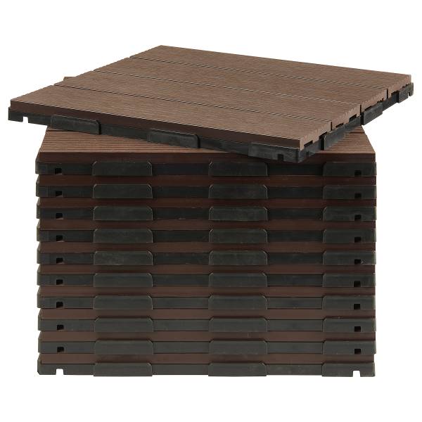 Terrassenfliese Thish 11er-Set - Kaffeebraun - Image 6