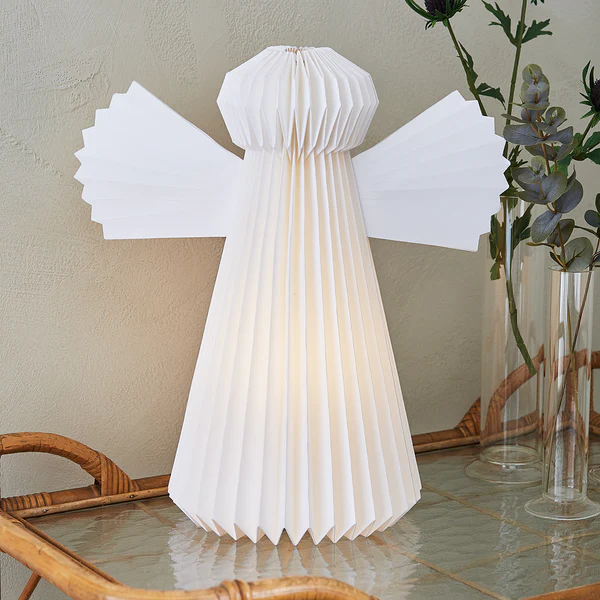Tischdekoration Angel Typ B - Papier - Weiß
