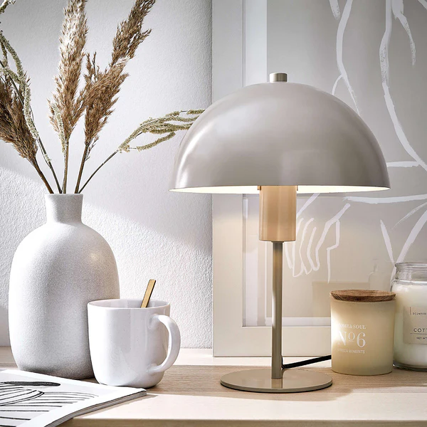 Tischlampe TOPEE - Eisen - Beige - Beige - Image 2