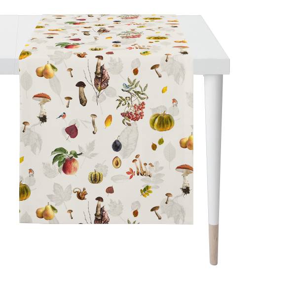 Tischläufer 3405 - Mischgewebe - Beige