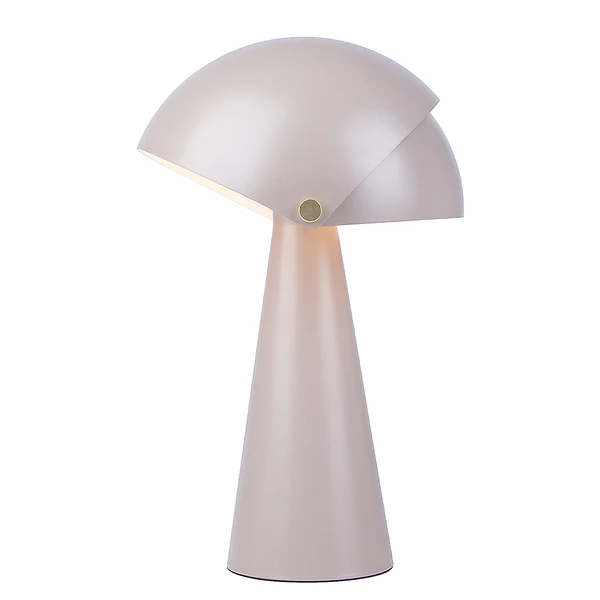 Tischleuchte Align - Stahl / PVC - 1-flammig - Hellbraun - Image 3
