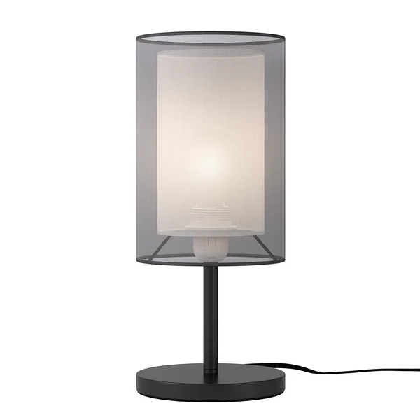 Tischleuchte Allora - Satin / Eisen - 1-flammig