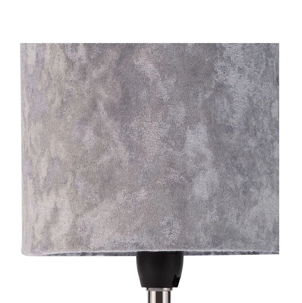 Tischleuchte Classy Velvet - Mischgewebe / Klarglas - 1-flammig - Image 4