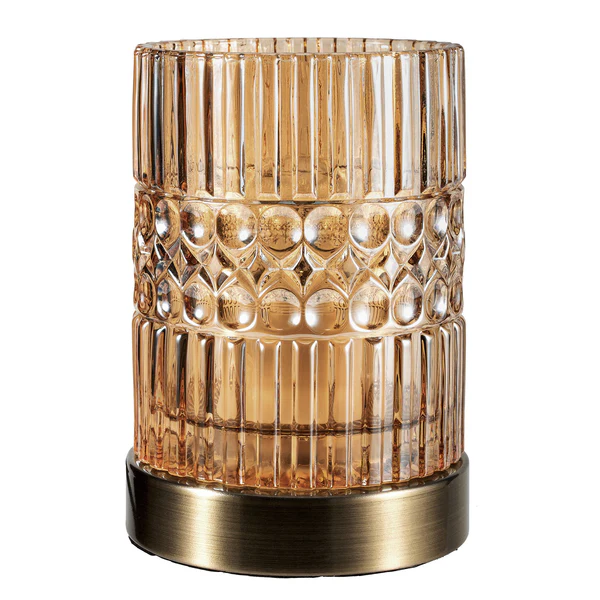 Tischleuchte Crystal Elegance - Glas / Messing - 1-flammig - Image 4