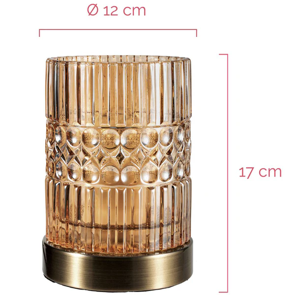 Tischleuchte Crystal Elegance - Glas / Messing - 1-flammig - Image 9