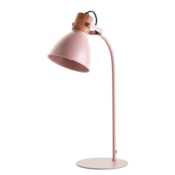 Tischleuchte Erena - Eisen - 1-flammig - Rosa - Image 2