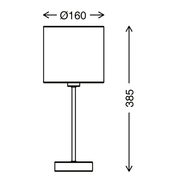 Tischleuchte  Fabric - Mischgewebe / Eisen - 1-flammig - Image 4