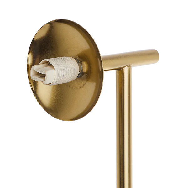 Tischleuchte LUNA - Metall / Glas / Marmor - 1-flammig - Gold / Weiß - Image 9