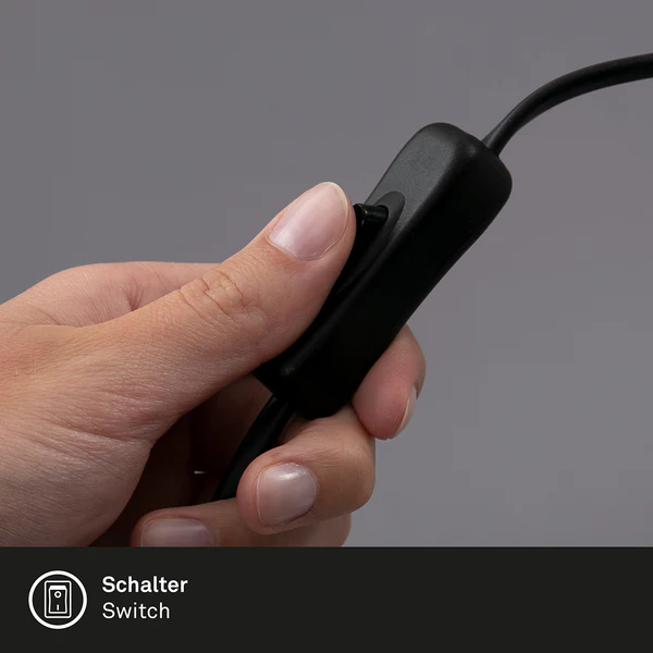 Tischleuchte Manino - Opalglas / Eisen - 1-flammig - Silber - Image 3