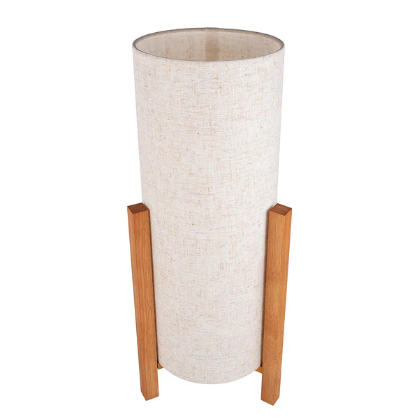 Tischleuchte Matilda - Mischgewebe - Beige - 1-flammig - Höhe: 52 cm - Image 8